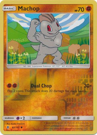 Machop 62/145 - Reverse Holo-Kantocards