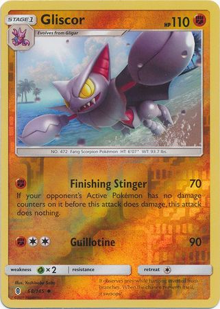 Gliscor 68/145 - Reverse Holo-Kantocards