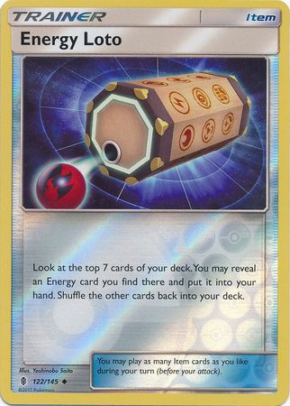 Energy Loto 122/145 - Reverse Holo-Kantocards