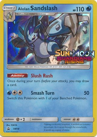 Alolan Sandslash SM18-Kantocards