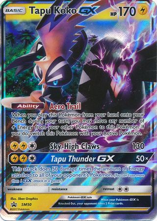 Tapu Koko GX SM50-Kantocards
