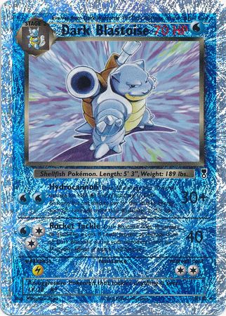 Dark Blastoise 4/110 - Reverse Holo-Kantocards