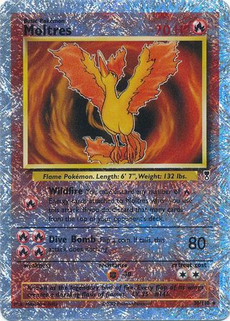 Moltres 30/110 - Reverse Holo-Kantocards