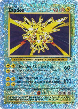 Zapdos 19/110 - Reverse Holo-Kantocards
