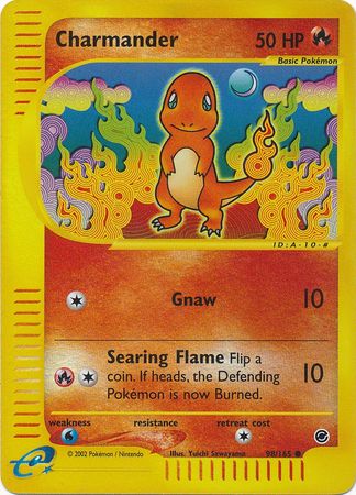 Charmander 98/165 - Reverse Holo-Kantocards