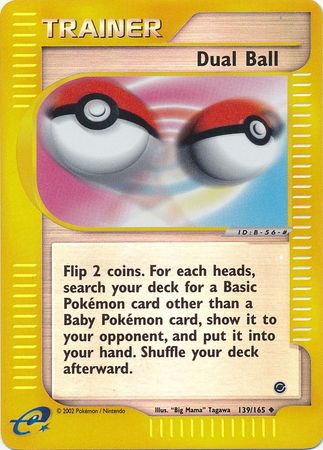 Dual Ball 139/165 - Reverse Holo-Kantocards