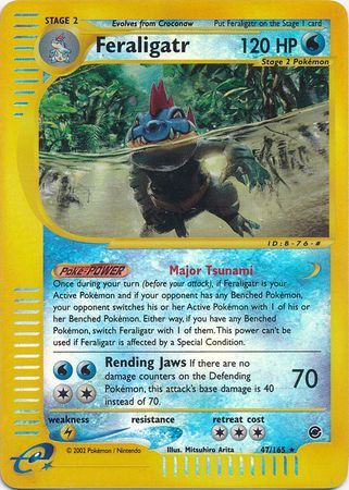 Feraligatr 47/165 - Reverse Holo-Kantocards
