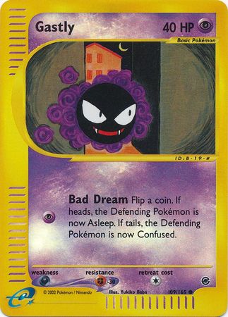 Gastly 109/165 - Reverse Holo-Kantocards