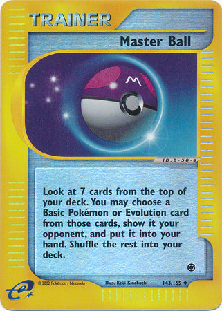 Master Ball 143/165 - Reverse Holo-Kantocards