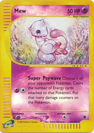 Mew 55/165 - Reverse Holo-Kantocards