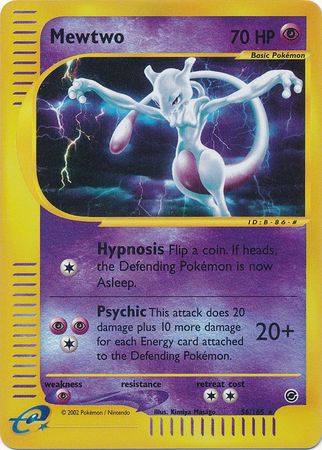 Mewtwo 56/165 - Reverse Holo-Kantocards