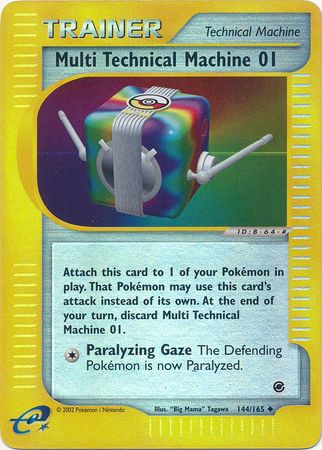 Multi Technical Machine 01 144/165 - Reverse Holo-Kantocards