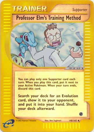 Professor Elm's Training Method 148/165 - Reverse Holo-Kantocards