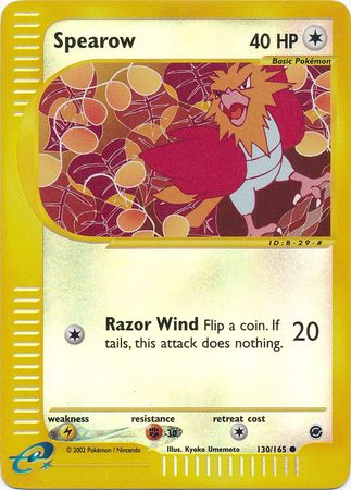 Spearow 130/165 - Reverse Holo-Kantocards