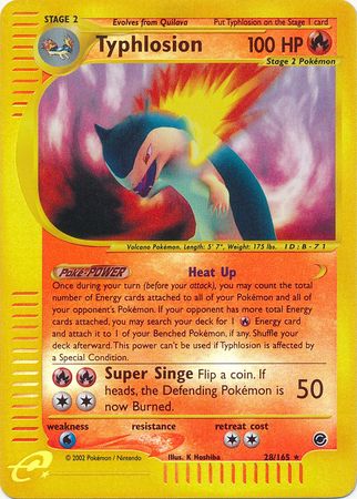 Typhlosion 28/165 - Holo-Kantocards