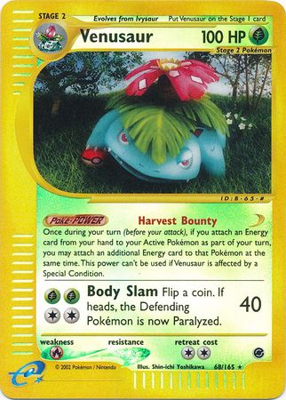 Venusaur 68/165 - Reverse Holo-Kantocards