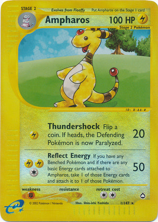 Ampharos 1/147 - Reverse Holo-Kantocards