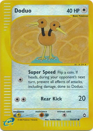 Doduo 73/147 - Reverse Holo-Kantocards