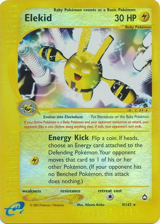 Elekid 9/147 - Reverse Holo-Kantocards