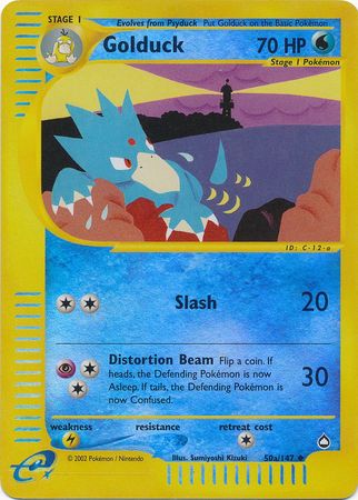 Golduck 50a/147 - Reverse Holo-Kantocards
