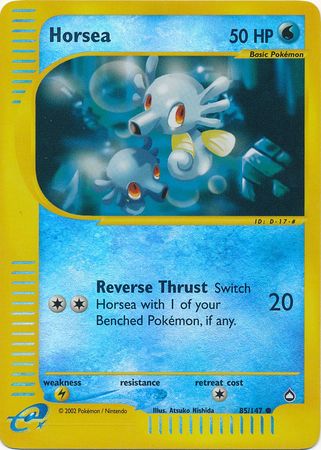 Horsea 85/147 - Reverse Holo-Kantocards