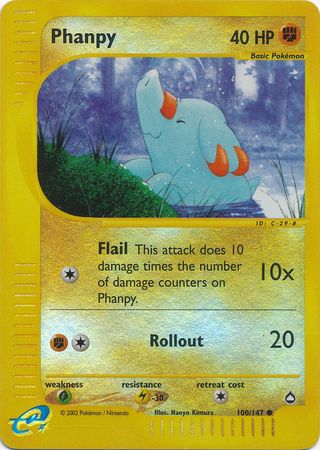 Phanpy 100/147 - Reverse Holo-Kantocards