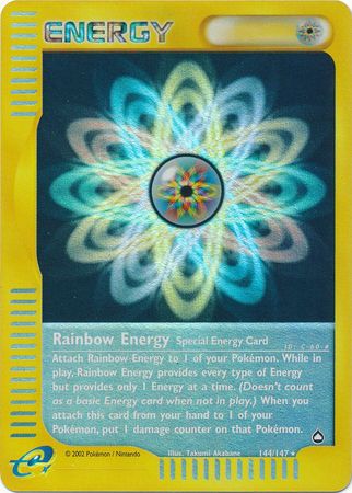 Rainbow Energy 144/147 - Reverse Holo-Kantocards