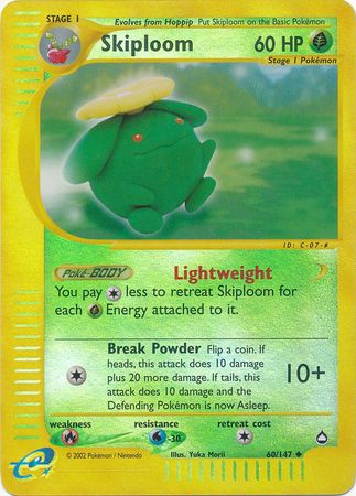 Skiploom 60/147 - Reverse Holo-Kantocards