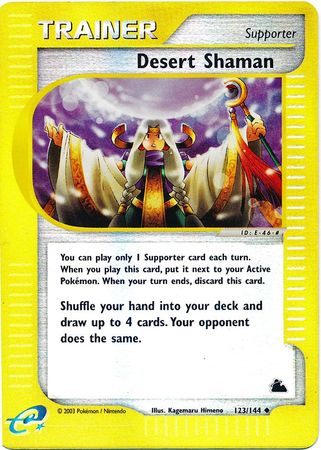 Desert Shaman 123/144 - Reverse Holo-Kantocards