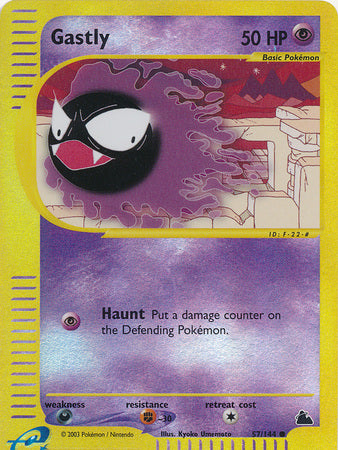 Gastly 57/144 - Reverse Holo-Kantocards