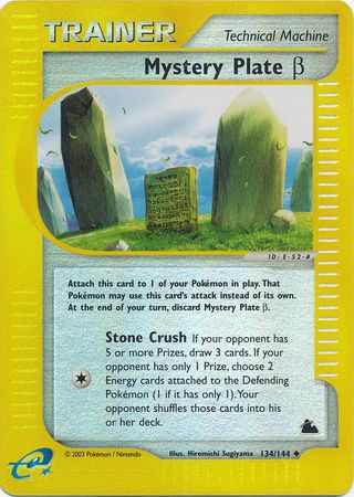 Mystery Plate ? 134/144 - Reverse Holo-Kantocards