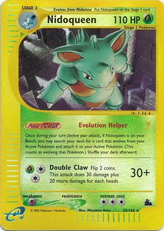 Nidoqueen 22/144 - Reverse Holo-Kantocards