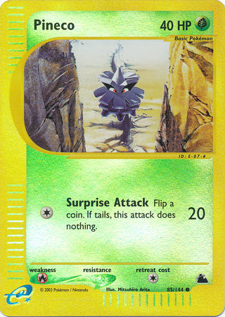 Pineco 85/144 - Reverse Holo-Kantocards