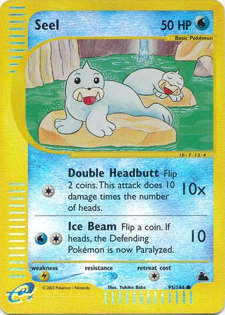 Seel 95/144 - Reverse Holo-Kantocards