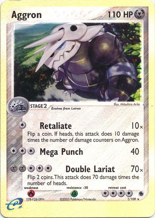 Aggron 1/109 - Holo Reverse-Kantocards