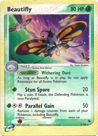 Beautifly 2/109 - Holo Reverse-Kantocards