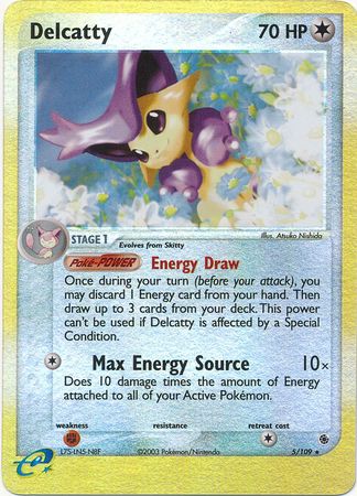 Delcatty 5/109 - Holo Reverse-Kantocards