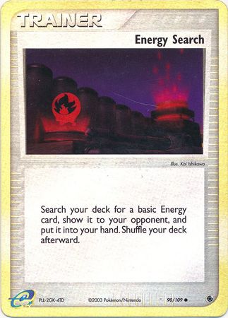 Energy Search 90/109 - Holo Reverse-Kantocards