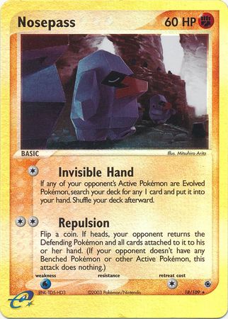 Nosepass 18/109 - Holo Reverse-Kantocards