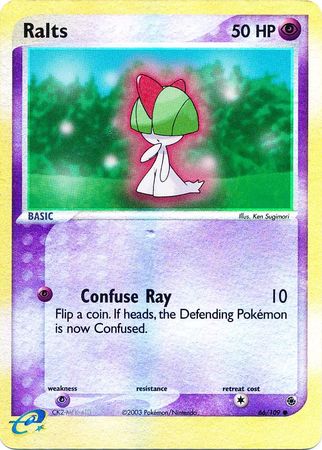 Ralts 66/109 - Holo Reverse-Kantocards