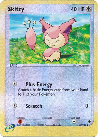 Skitty 70/109 - Holo Reverse-Kantocards