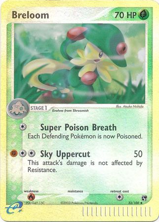 Breloom 33/100 - Holo Reverse-Kantocards