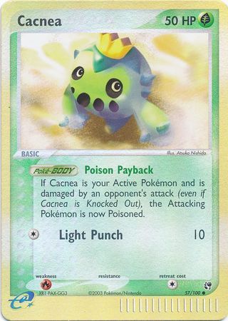 Cacnea 57/100 - Holo Reverse-Kantocards