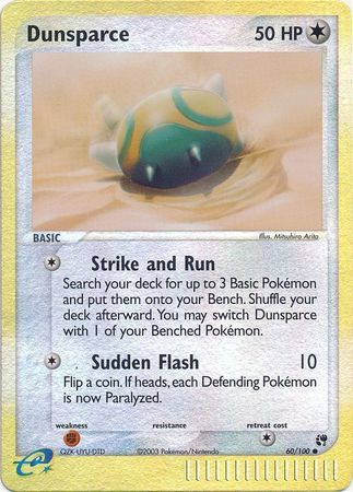 Dunsparce 60/100 - Holo Reverse-Kantocards