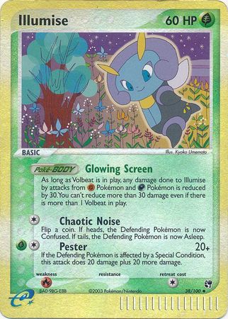 Illumise 38/100 - Holo Reverse-Kantocards