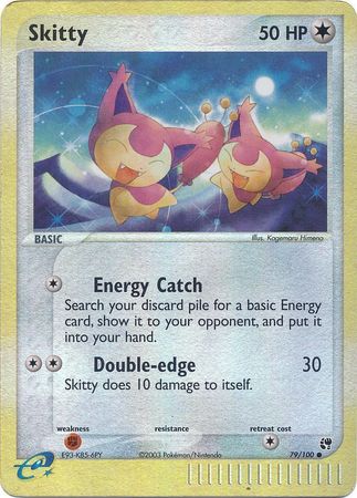 Skitty 79/100 - Holo Reverse-Kantocards