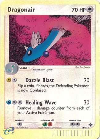 Dragonair 14/97 - Reverse Holo-Kantocards