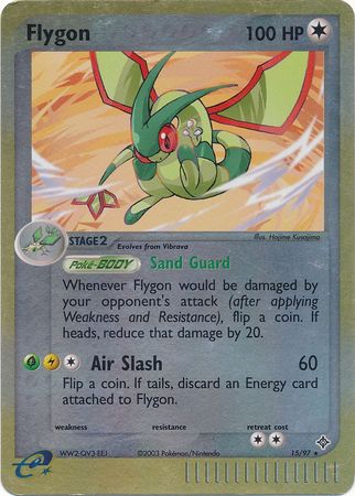 Flygon 15/97 - Reverse Holo-Kantocards