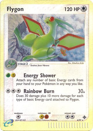 Flygon 4/97 - Reverse Holo-Kantocards