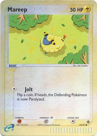 Mareep 64/97 - Reverse Holo-Kantocards